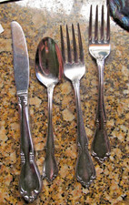 Oneidacraft "Chateau " Deluxe Flatware CHILD'S PLACE set 18/8 Stainless 4 PCS