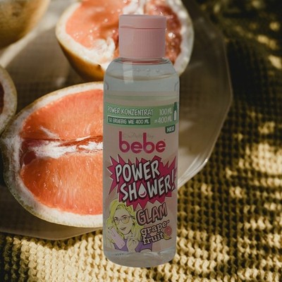 bebe POWER SHOWER - Grapefruit Duschgel - 1 x 100 ml Power-Konzentrat 
