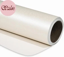 off White Matte Wrapping Paper - Solid Color Pearly - Lustre Paper, off White Pe