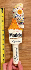 Modelo Beer Tap Handle Knob Topper Bar Top Keg Draft Brewing Cerveza Half Skull