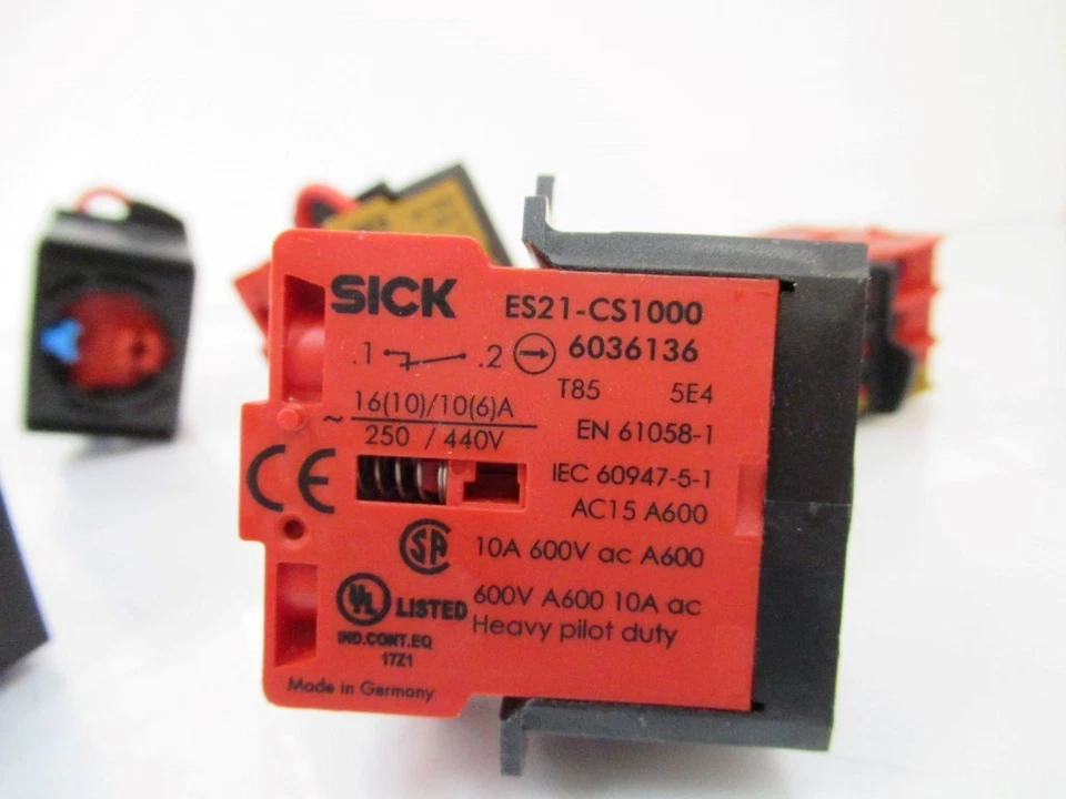 Sick ES21-CS0001 E-Stop Contact Block, Lot Of 8 - Image 4 of 4