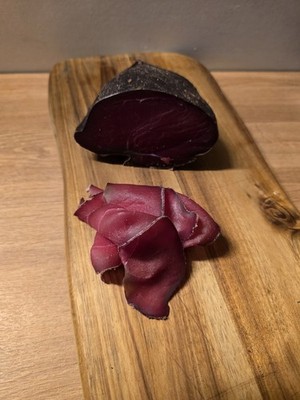 Hirschschinken,  geräuchert, Hirsch, Schinken Wild