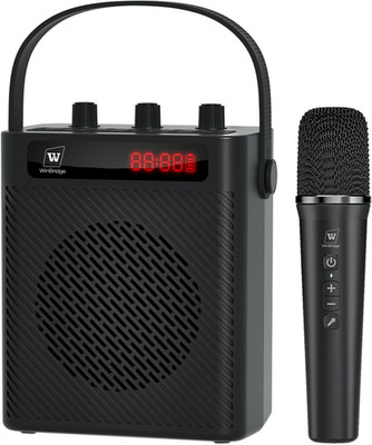 Voice Amplifier with Wireless Microphone & Speaker - Portable Mini Bluetooth PA 