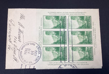 US 1934 First Day Cover Full Souvenir Sheet Stamps #751 Yosemite National Park