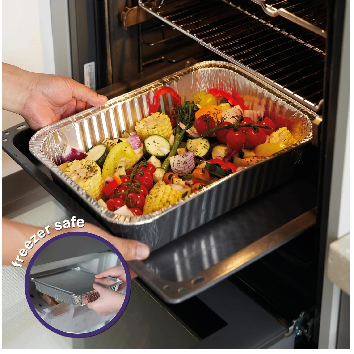 Disposable Baking Trays 10x14 - Aluminum Foil Pans
