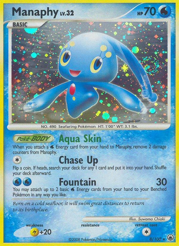 Pokemon Manaphy (8/118) Majestic Dawn HP HOLO