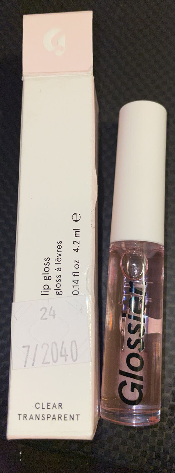 Glossier Lip Gloss clear transparent 4.2 ml full size NIB new in Box