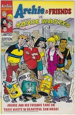 ARCHIE & FRIENDS vs HOUSEHOLD TOXIC WASTE 1993 GIVEAWAY PROMO PROMOTIONAL LTD ED