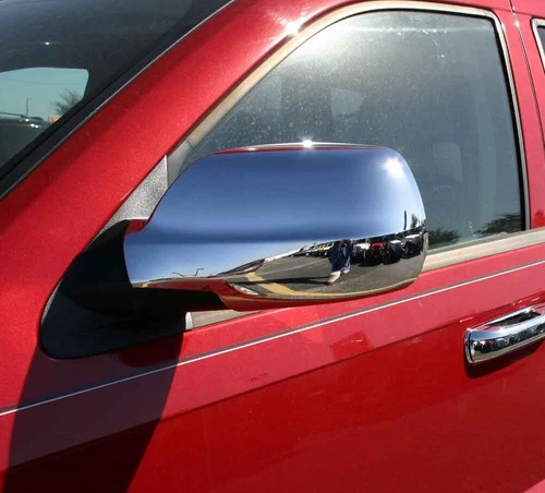 For Jeep Grand Cherokee 2005-2010 Chrome Add-on Side Mirror Cover Trim Caps ABS - Picture 3 of 7