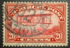 US Scott #Q8, 1913 20c Parcel Post Stamp - VF/XF - Used
