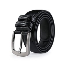 Mens Belts Big and Tall 36"-70" Men Leather Belt Casual Work,Black Brown Colors