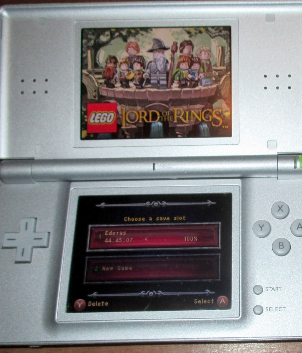 Nintendo DS Lite Silver System + 20 Kids Game Lot | eBay
