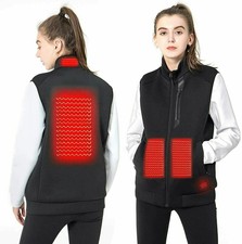 Women's Heated Vest Lightweight Slim Fit Insulated Usb Electric Heating Winter