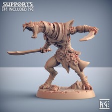 Naga Fighter Bard Warrior Rogue Miniature  D D DnD 