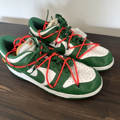 Size 13 - Nike Dunk Low x OFF-WHITE Pine Green 2019