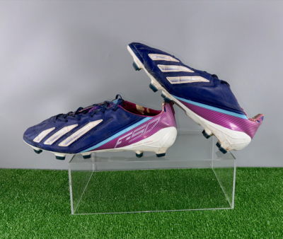 Adidas F50 Adizero FG Leather G65304 Elite US10 UK9.5 Blue boots