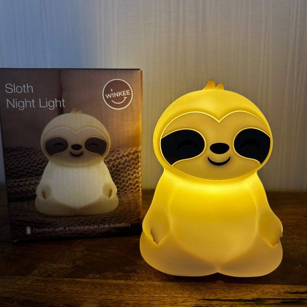 Nachtlicht Faultier Led Schlummerlicht Kinderzimmer Farbwechsel Touch-image
