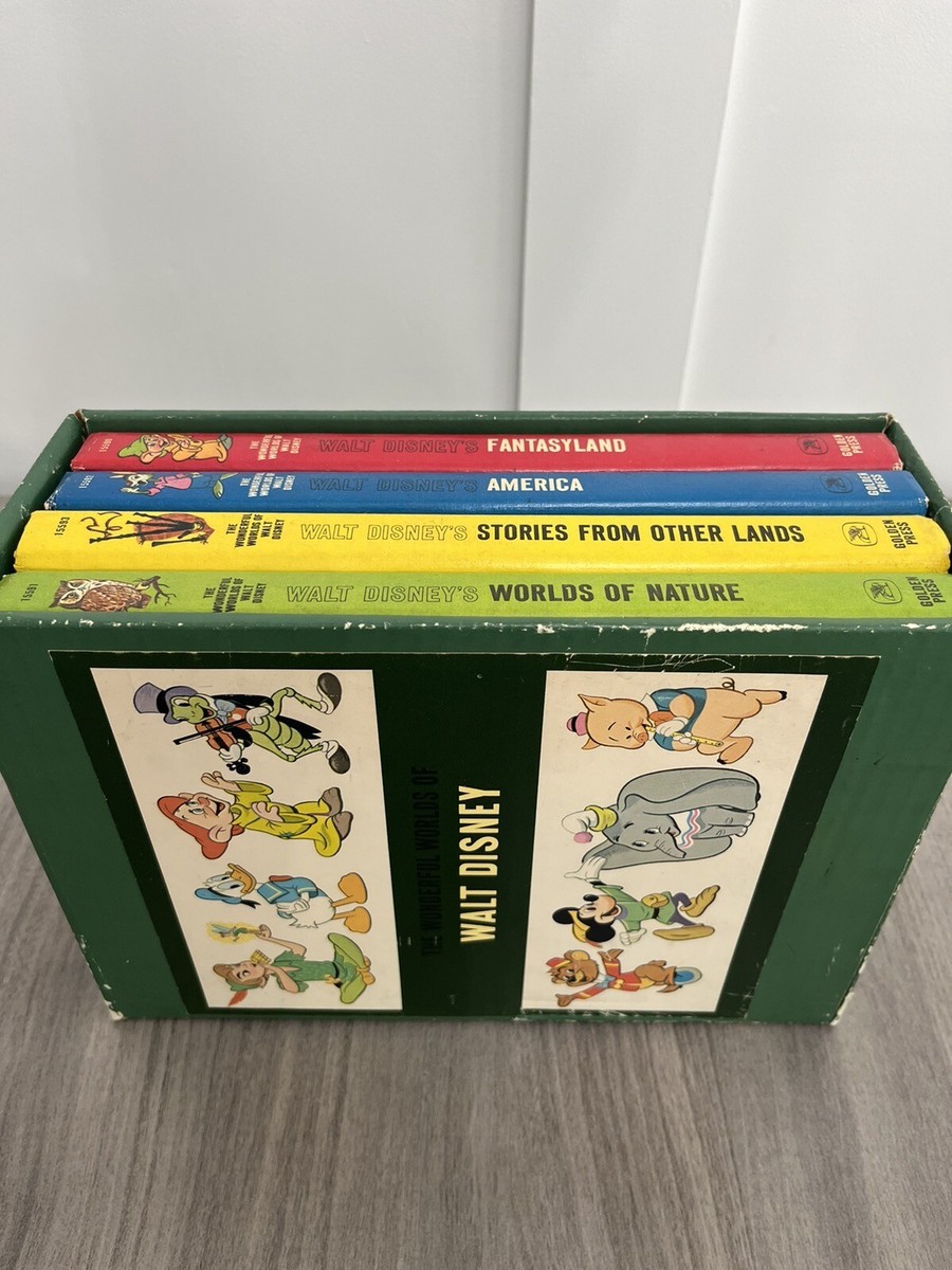 Vintage The Wonderful World of Walt Disney 1965 Vintage Book Set 