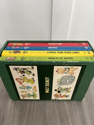 Vintage The Wonderful World of Walt Disney 1965 Vintage Book Set