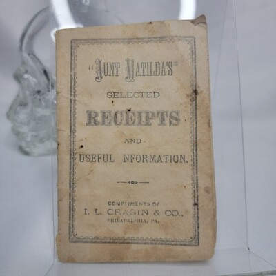 #ad Aunt Matilda#x27;s Receipts pamphlet Dobbins Electric Soap 1880s 1890s $10.24