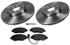 FOR SKODA KAROQ 1.5 1.6 TDi 2.0 TDi 2017-2020 FRONT 2 BRAKE DISCS AND PADS SET