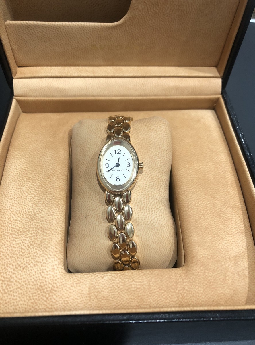 Bvlgari Lady's Oval Watch 18k Yellow Gold | eBay Bvlgari Lady's Oval Watch 18k Yellow Gold | eBay