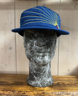 VOLCOM New DEVO Cheese Hat Trucker Snapback CAP blue blau New NEUWARE portofrei