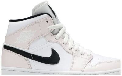 スニーカー Nike Jordan 1 Mid Barely Rose W Amazon.com | Jordan Womens Wmns Air 1 Mid BQ6472 500 Barely