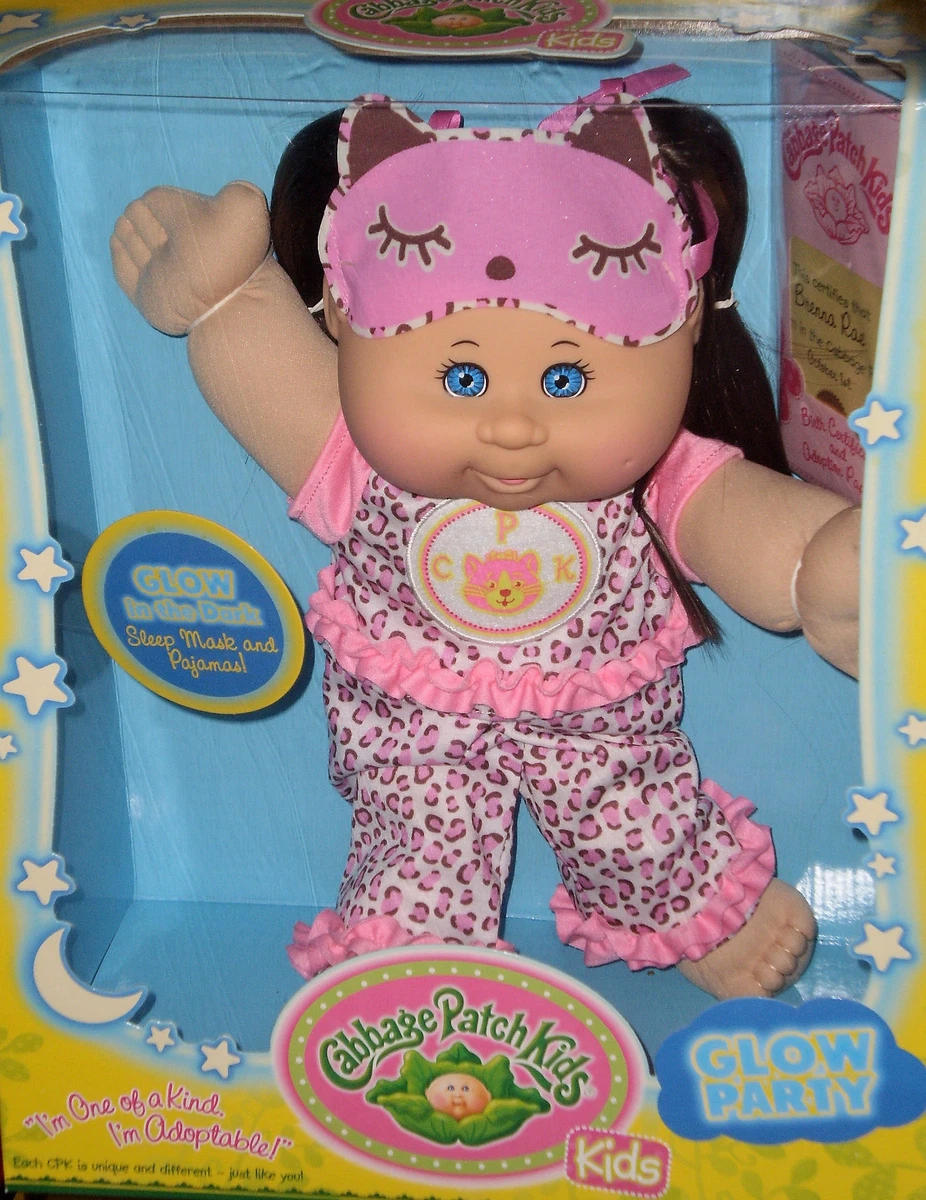 Cabbage Patch Kids Glow Party Girl Doll CPK Brenna Rae October 1st