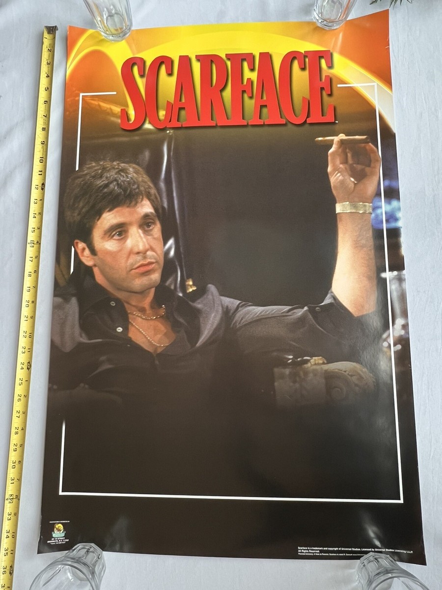 Vintage “SCARFACE” Tony Montana Poster #DP1005 34.5”x22” Scorpio