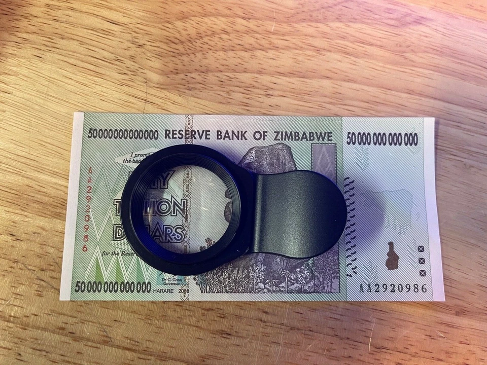 New UNC Zimbabwe 2008 50 TRILLION DOLLARS BANKNOTE AA P-90 100 TRILLION SERIES - Image 3 of 4