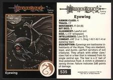 1991 TSR AD&D Gold Border RPG Fantasy Art Card #535 Dungeons & Dragons ~ Monster