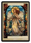 Angel 4/4  Stained Glass Token Givememana Tokens Magic the Gathering
