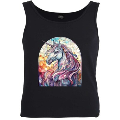 Tank Top Einhorn Fabelwesen Pferd Märchen Unicorn Kuscheltier Traumland 401753s