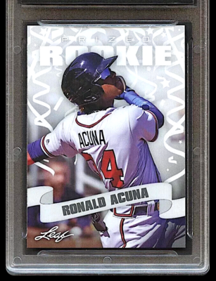 Ronaldo Acuna Jr. 2018 Leaf SPECIAL RELEASE Graded GEM-MT 10