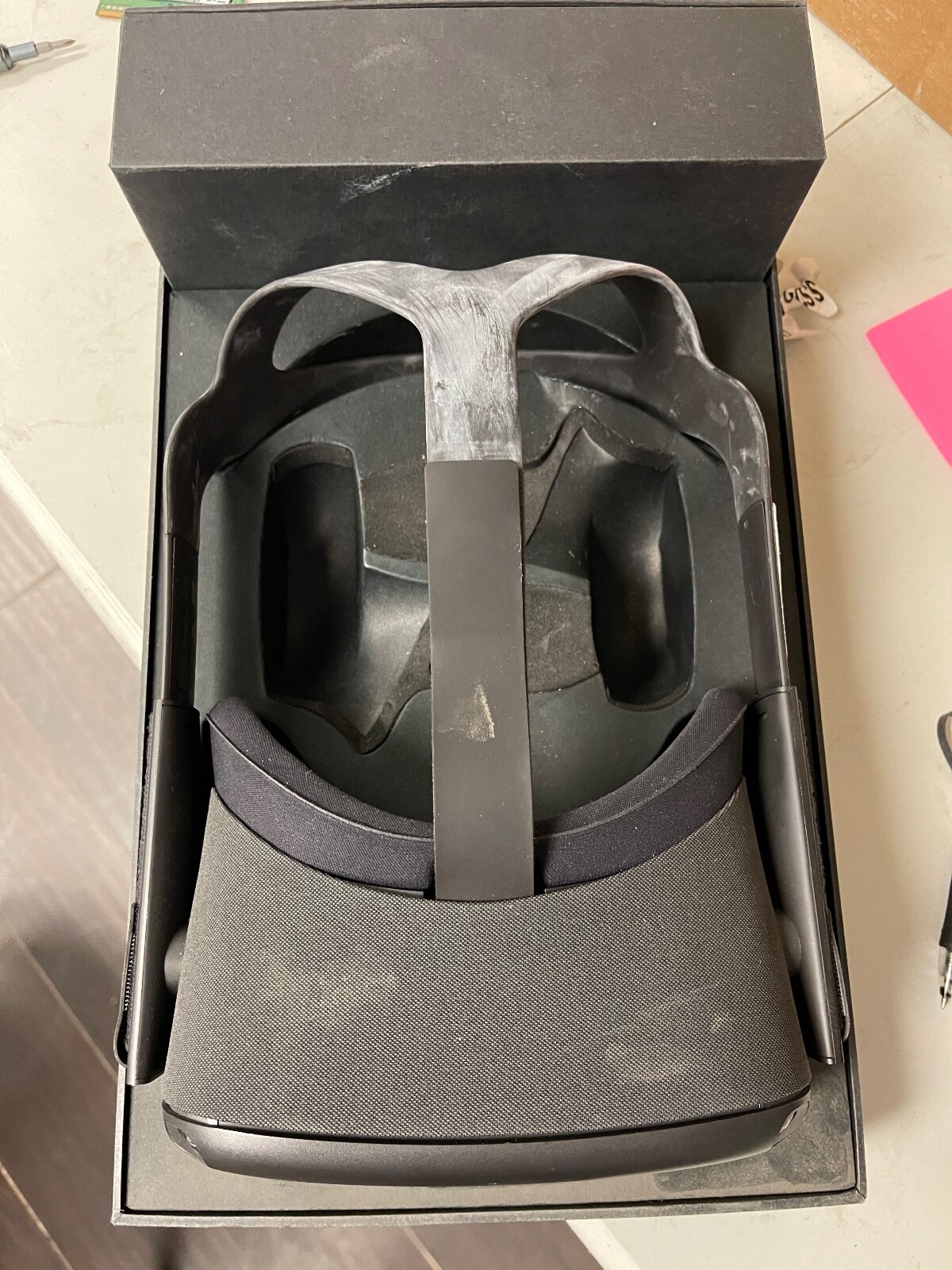 Oculus Rift S VR Headset Black Untested Headset Only  -image