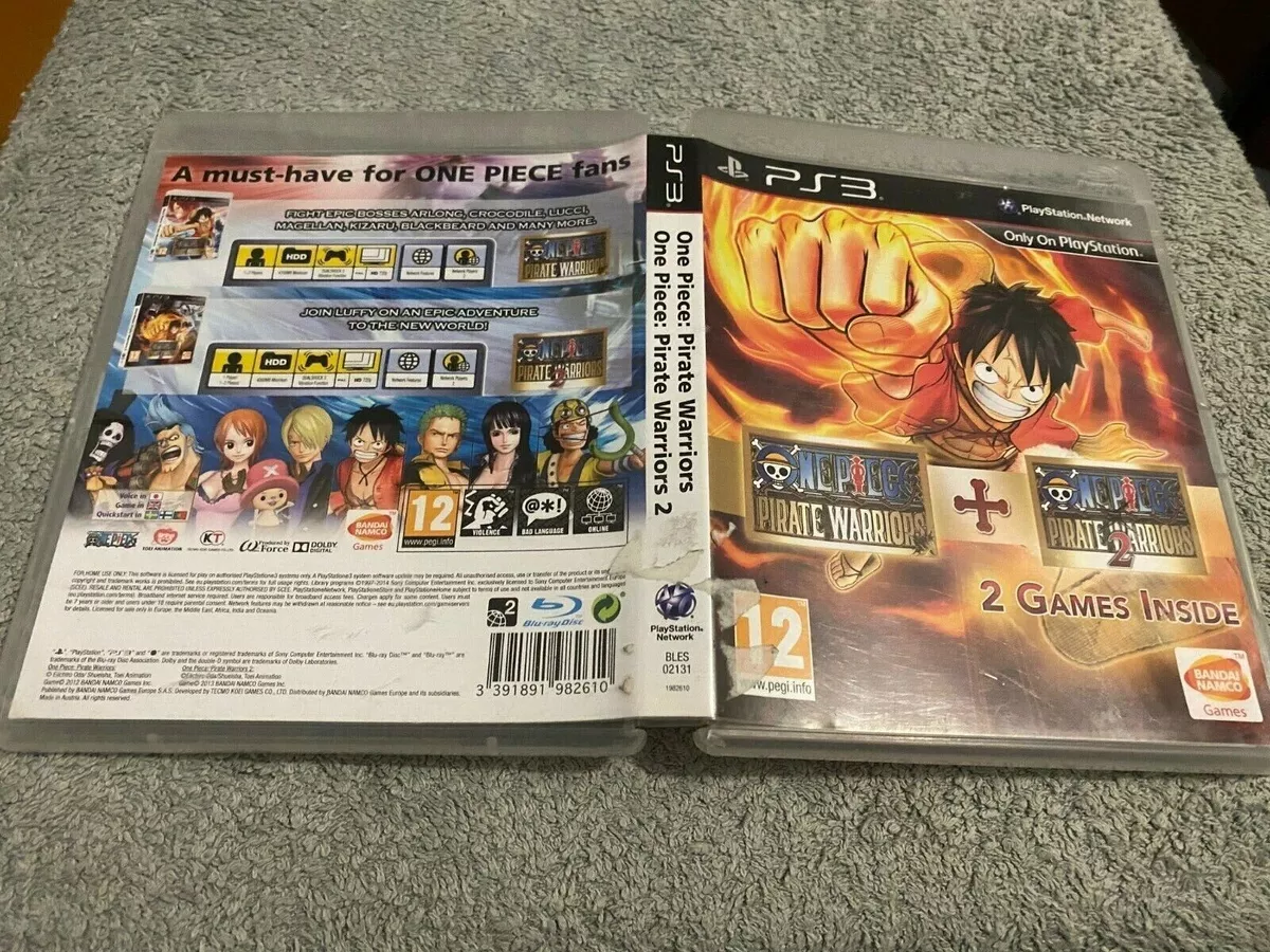 One Piece Pirate Warriors 1 2 Sony Playstation 3 PS3 CIB Region