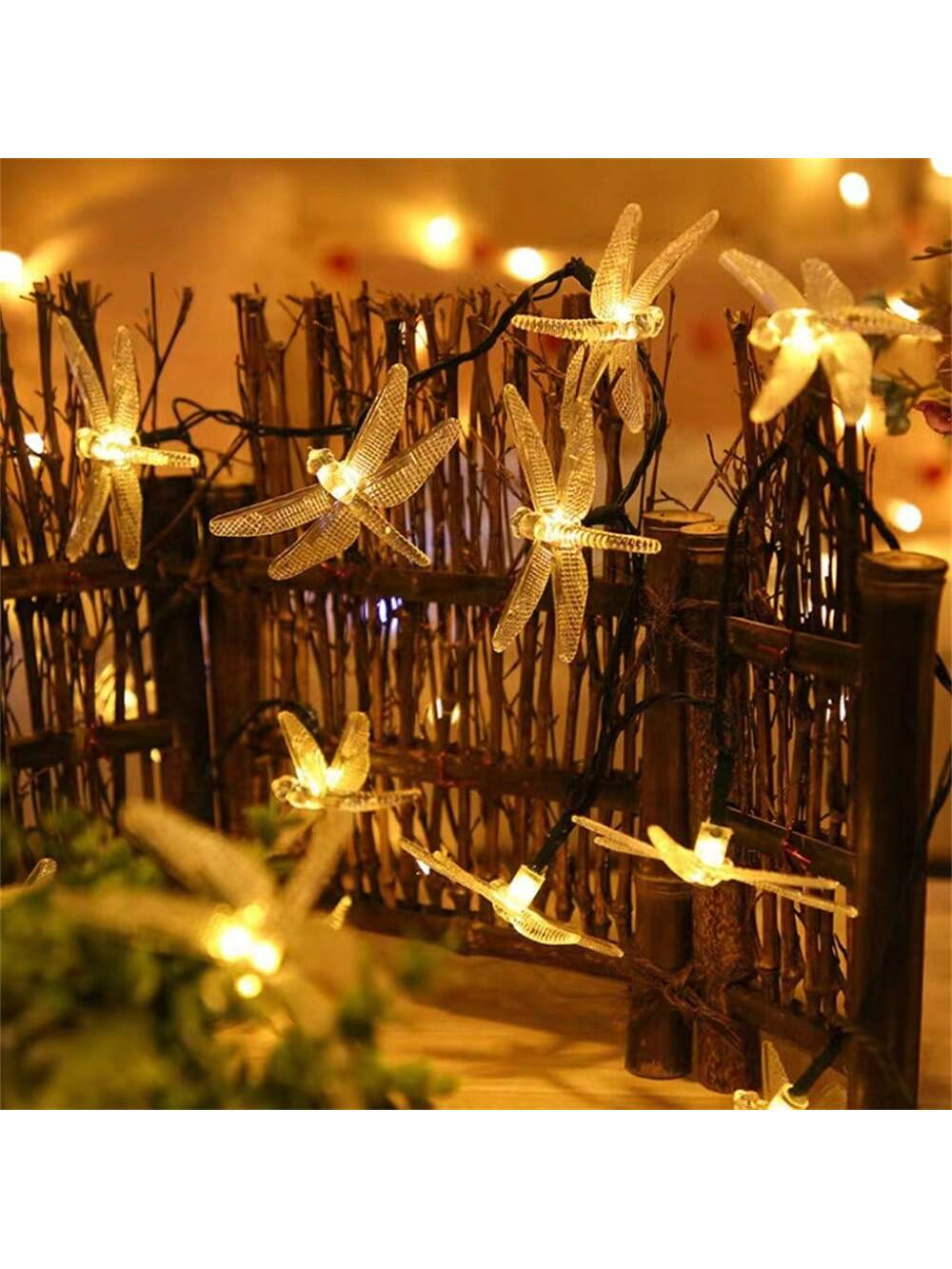 Dragonfly String Lights Outdoor Backyard Decoration Party & Festival