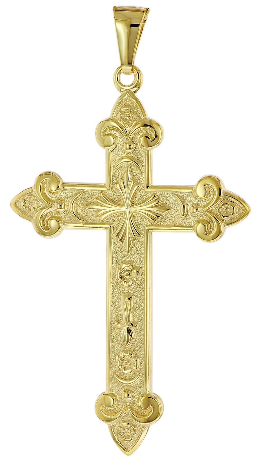 Золото TRENDOR Schmuck Kreuz-Anhnger 333 пробы 8 карат 50 x 33 мм 51996 100090₽