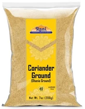 Rani Coriander Ground Powder (Indian Dhania) Spice, 7oz (200g)