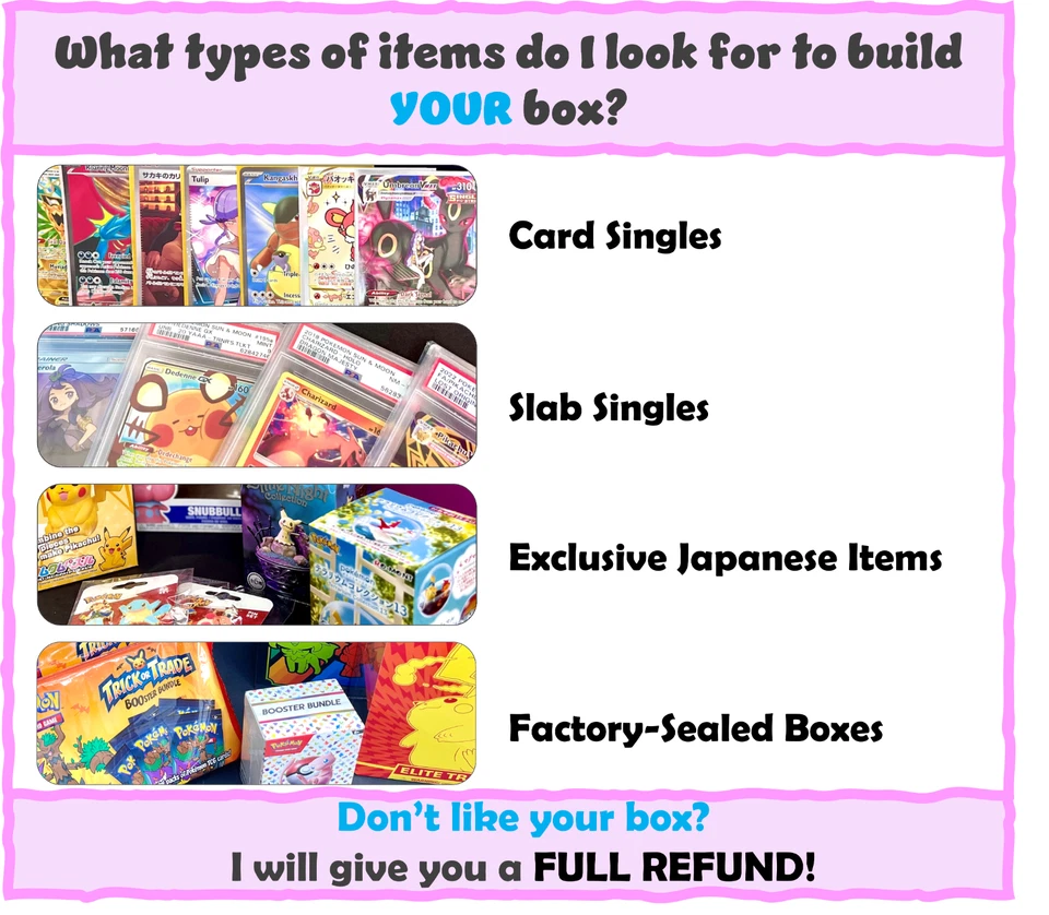 Pokemon CUSTOM Mystery Box: Deluxe ($200+); Big box of cool stuff just 4 YOU! 📫 - Image 3 of 4