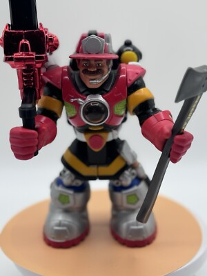#ad Rescue Heroes Power Max Billy Blaze Firefighter Water Cannon amp; Axe Action Figure $9.99