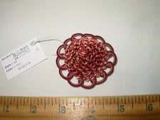 BY THE PIECE DECO PRO BAROQUE ROSETTE BUTTON TRIM FABRIC FOR LESS