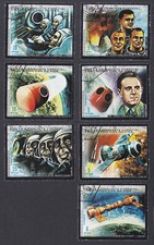 Äquatorialguinea 1972 gest. Briefmarken kompletter Satz Michel Nr. 190 / 196