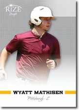 25-Count Lot WYATT MATHISEN 2012 Rize Rookies Inaugural Edition RCs