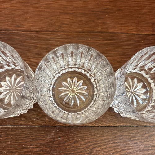 Set Of 4 Cristal D' Arques Crystal Low Ball Whiskey Glasses 3.75” Tall Classic - Picture 4 of 7