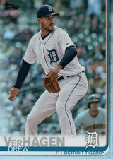 #586 Drew Verhagen Detroit Tigers 2019 Topps Series 2 Baseball Card