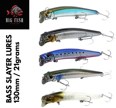 bass lures ebay uk DEMON BASS SLAYER Fishing Lures Topwater Plug Predator Fishing Lure -  130mm/21g