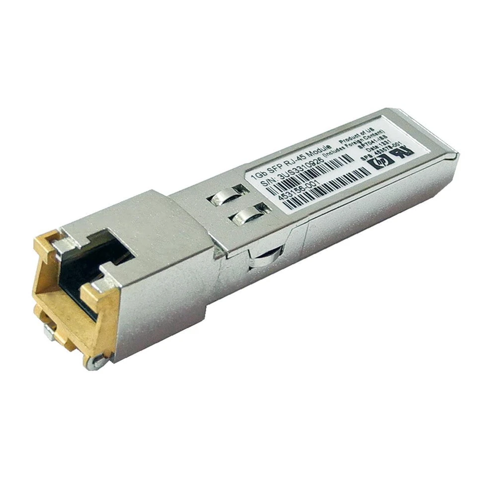 HP 1G SFP - 1G RJ-45 Transceiver 453156-001 659580-001 453578-001 661726-001