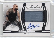 2024 Panini Flawless WWE Horizontal Auto Memorabilia /25 Akam #HZ-AKM Auto 1fl4
